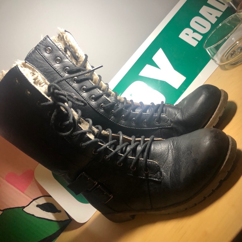 Black boots